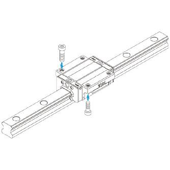 ＴＨＫ（株） LMガイド HSR15 ＬＭガイド HSR15C1SS+220L