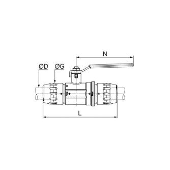 日東工器（株） ボールバルブ ALN-JV ボールバルブ ALN-JV-25