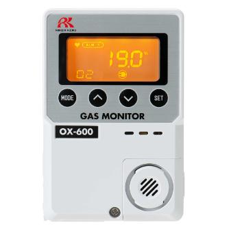 理研計器（株） 簡易定置型酸素濃度計 OXー600 OX-600-10 簡易定置型酸素濃度計　ＯＸ－６００ OX-600-10 ﾘﾓｰﾄ10mｶﾞﾀ ｶﾝﾃﾞﾝﾁｼﾖｳ