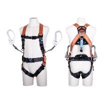 藤井電工（株） フルハーネス型墜落制止用器具セット品 コアハーネス2丁掛けランヤード付(コルトリトラ×2)