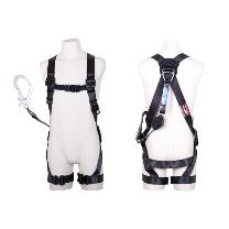 藤井電工（株） フルハーネス型墜落制止用器具セット品 黒影ハーネスシングルランヤード付(コルトリトラ)