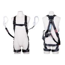 藤井電工（株） フルハーネス型墜落制止用器具セット品 黒影ハーネス2丁掛けランヤード付(コルトリトラ+ノビロン)