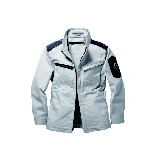 日新被服（株） 長袖ブルゾン TR3561-40 長袖ブルゾン TR3561-40-5L ｼﾙﾊﾞｰ