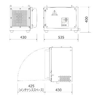 アマノ（株） 循環式ミストコレクター EM 循環式ミストコレクター EM-8e3Y