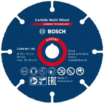 ボッシュ（株） カーバイドマルチホイール カーバイドマルチホイール７６ｍｍ 2608901196