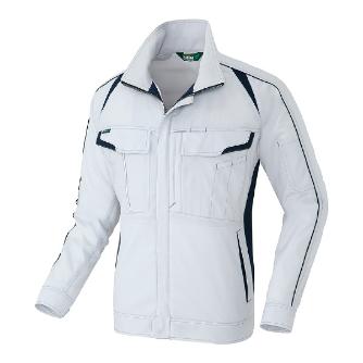 アイトス（株） 長袖ブルゾン(男女兼用) AZ-1930 長袖ブルゾン（男女兼用） AZ-1930-003-4L ｼﾙﾊﾞｰｸﾞﾚｰXﾈｲﾋﾞｰ