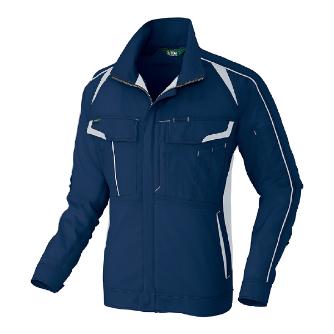 アイトス（株） 長袖ブルゾン(男女兼用) AZ-1930 長袖ブルゾン（男女兼用） AZ-1930-008-6L ﾈｲﾋﾞｰXｼﾙﾊﾞｰｸﾞﾚｰ