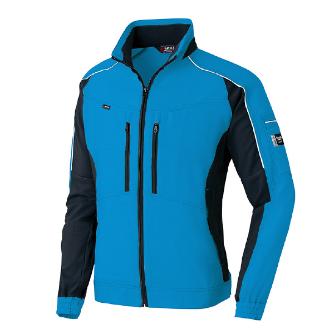 アイトス（株） 長袖ブルゾン(男女兼用) AZ-9130 長袖ブルゾン（男女兼用） AZ-9130-006-3L ｱｸｱﾌﾞﾙｰXﾌﾞﾗｯｸ
