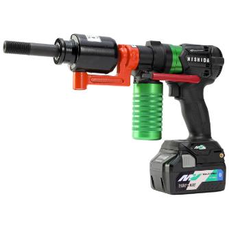 （株）西田製作所 充電式油圧パンチ 充電池×1個付 NC-EF 充電式油圧パンチ　充電池×１個付 NC-EF-36XB