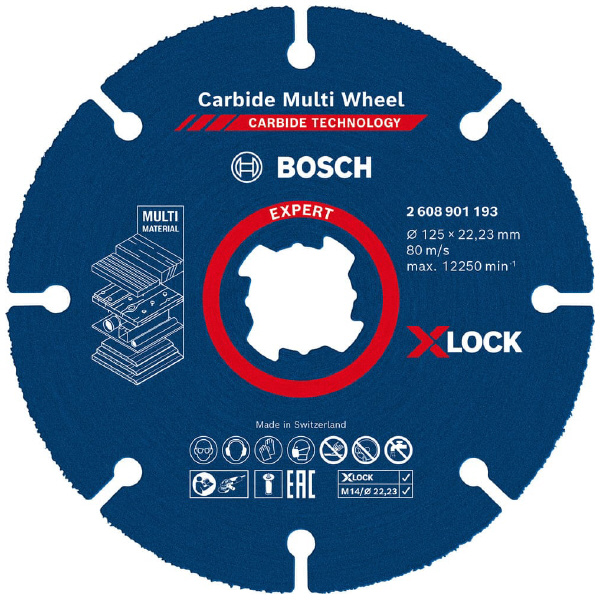 ボッシュ（株） X－LOCK カーバイドマルチホイール Ｘ－ＬＯＣＫカーバイドマルチホイール 2608901193
