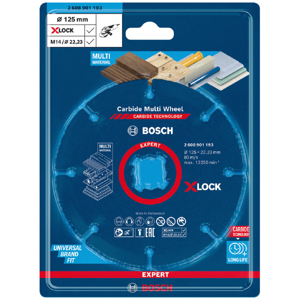 ボッシュ（株） X－LOCK カーバイドマルチホイール Ｘ－ＬＯＣＫカーバイドマルチホイール 2608901193