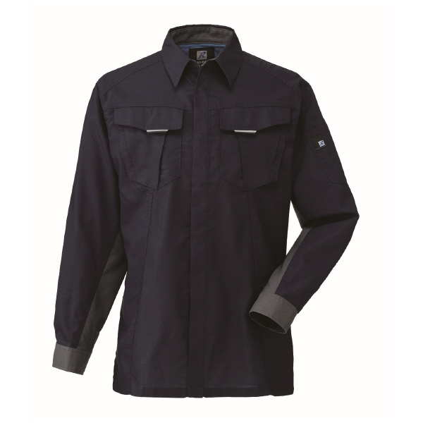 日新被服（株） 長袖シャツ SR2541-02 長袖シャツ SR2541-02-3L ﾈｲﾋﾞｰ
