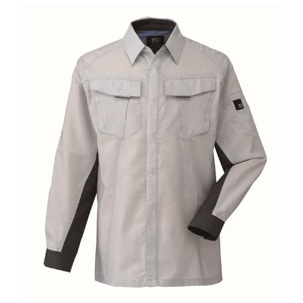 日新被服（株） 長袖シャツ SR2541-40 長袖シャツ SR2541-40-L ｼﾙﾊﾞｰ