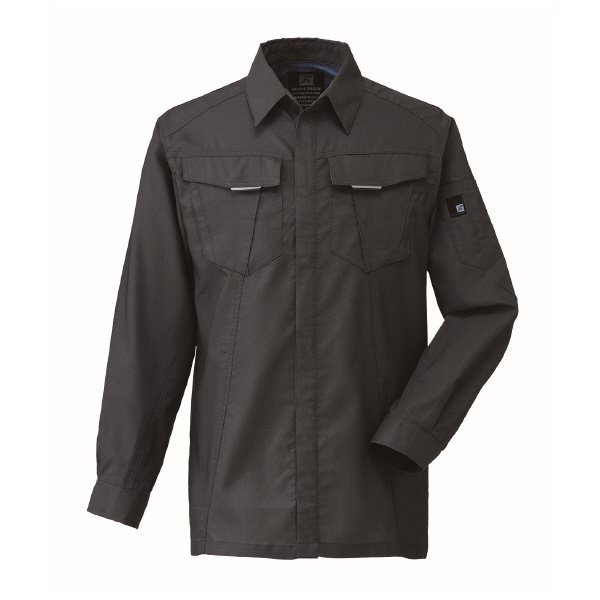 日新被服（株） 長袖シャツ SR2541-54 長袖シャツ SR2541-54-6L ｼｯｸﾌﾞﾗｯｸ