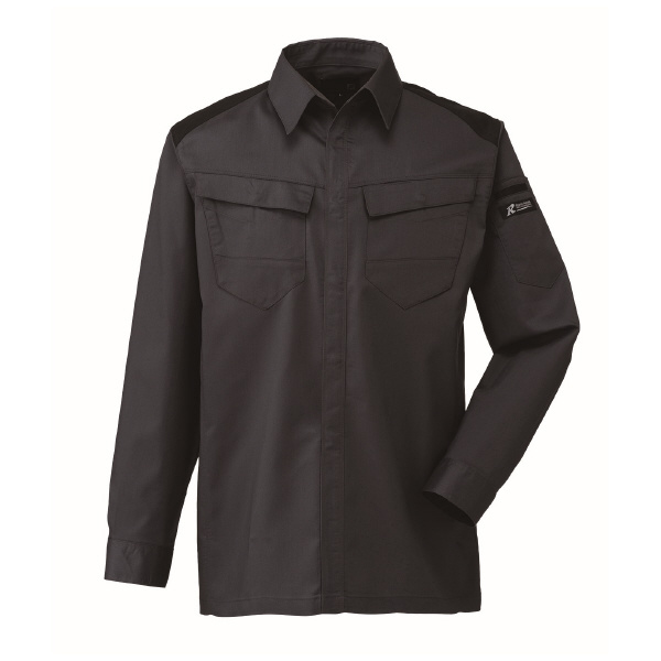 日新被服（株） 長袖シャツ SR2643-54 長袖シャツ SR2643-54-6L ｼｯｸﾌﾞﾗｯｸ