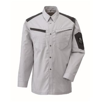 日新被服（株） 長袖シャツ SR2741-40 長袖シャツ SR2741-40-L ｼﾙﾊﾞｰ