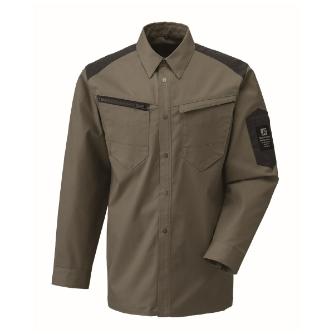 日新被服（株） 長袖シャツ SR2741-743 長袖シャツ SR2741-743-SS ﾓｸﾍﾞｰｼﾞｭ