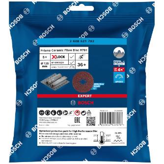 ボッシュ（株） X－LOCK プリズマセラミックサンディングディスク R781 Ｘ－ＬＯＣＫサンディングディスク（５枚） 2608621782