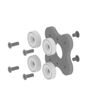 （株）エスティジェイ マグネットプレート VAR800023 マグネットプレート VAR800023