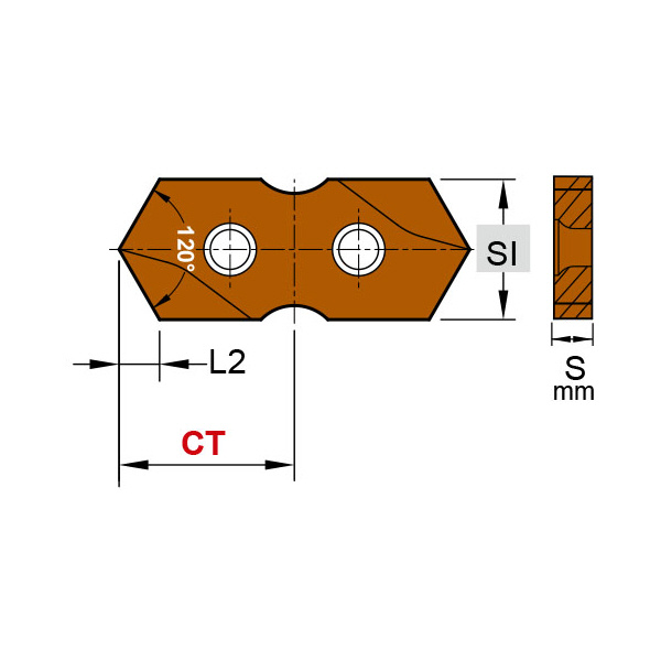 （株）ムラキ 99 インサート/ACEスポットドリル S9MT0802 ９９　インサート／ＡＣＥスポットドリル S9MT0802-120-XP9000