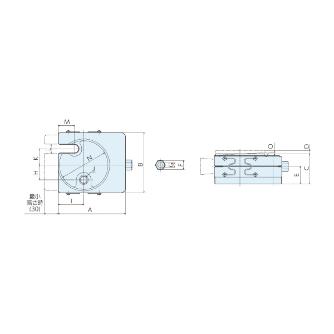 （株）ナベヤ 防振レベリングブロックMBーD型パッド付 MB 防振レベリングブロックＭＢ－Ｄ型パッド付 MB2D1300S