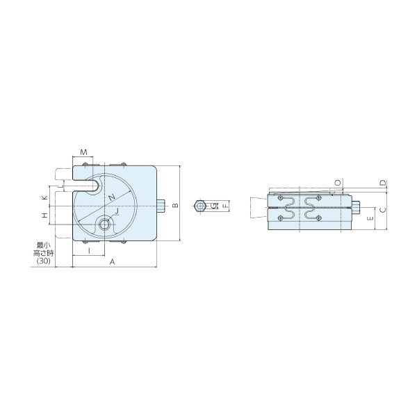 （株）ナベヤ 防振レベリングブロックMBーD型パッド付 MB 防振レベリングブロックＭＢ－Ｄ型パッド付 MB1D0600SC