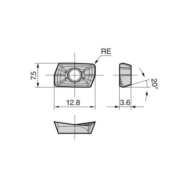 住友電気工業（株） カッタチップ AOMT-G カッタチップ AOMT11T302PEER-G XCU2500