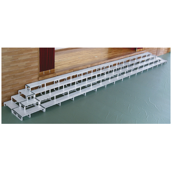 （株）ピカコーポレイション ひな段 アルミ製 折りたたみ式 HPS ひな段　２段５連セット HPS-235