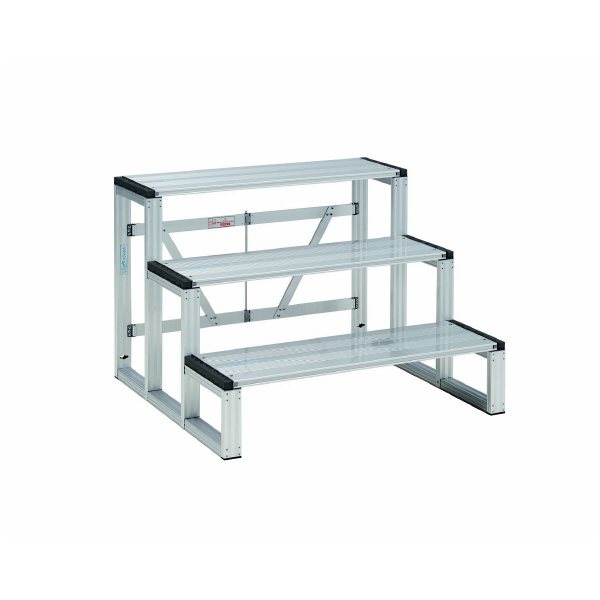 （株）ピカコーポレイション アルミ製折りたたみ式ステージ ステップ SP ステージ　ステップ　３段型 SP-33S