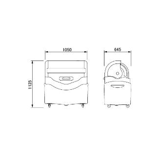 （株）カイスイマレン ジャンボペール キャスター付 PN ジャンボペール　キャスター付 PN500C