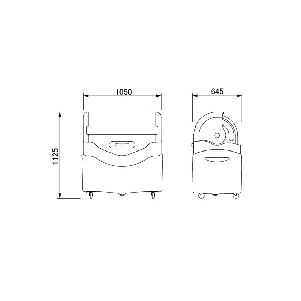 （株）カイスイマレン ジャンボペール キャスター付 PN ジャンボペール　キャスター付 PN500C