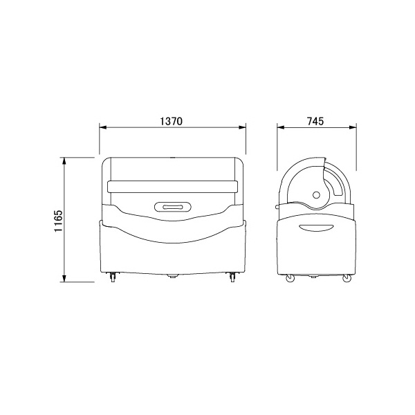 （株）カイスイマレン ジャンボペール キャスター付 PN ジャンボペール　キャスター付 PN800C