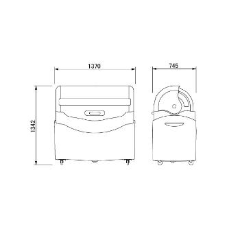 （株）カイスイマレン ジャンボペール キャスター付 PN ジャンボペール　キャスター付 PN1000C