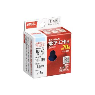 太洋電機産業（株） はんだ 70g巻 60％ SE はんだ　７０ｇ巻　６０％　Φ１．０ SE-76010