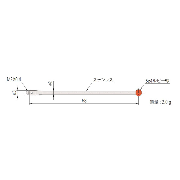 （株）ミツトヨ MS2 06ABF ＭＳ２－４Ｒ６８ 06ABF404