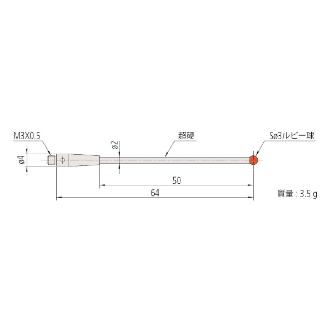 （株）ミツトヨ MS3 06ABF ＭＳ３－３Ｒ５０ 06ABF415