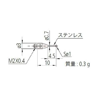 （株）ミツトヨ MS2 06ABN ＭＳ２－１Ｒ４．５ 06ABN754