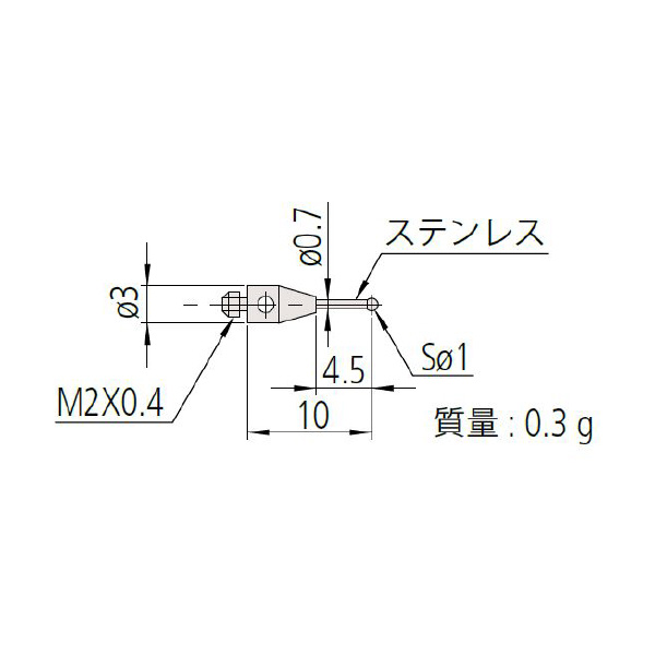 （株）ミツトヨ MS2 06ABN ＭＳ２－１Ｒ４．５ 06ABN754