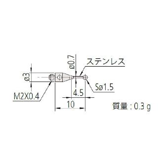 （株）ミツトヨ MS2 06ABN ＭＳ２－１．５Ｒ４．５ 06ABN758