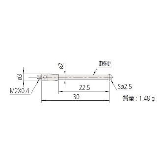 （株）ミツトヨ MS2 06ABN ＭＳ２－２．５Ｒ２２．５ 06ABN767