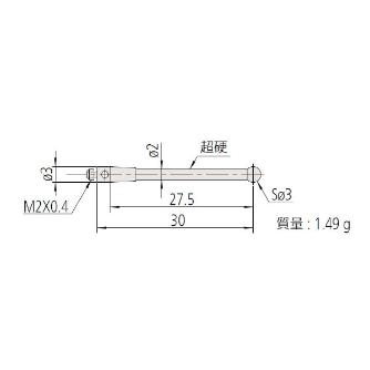 （株）ミツトヨ MS2 06ABN ＭＳ２－３Ｒ２７．５ 06ABN771