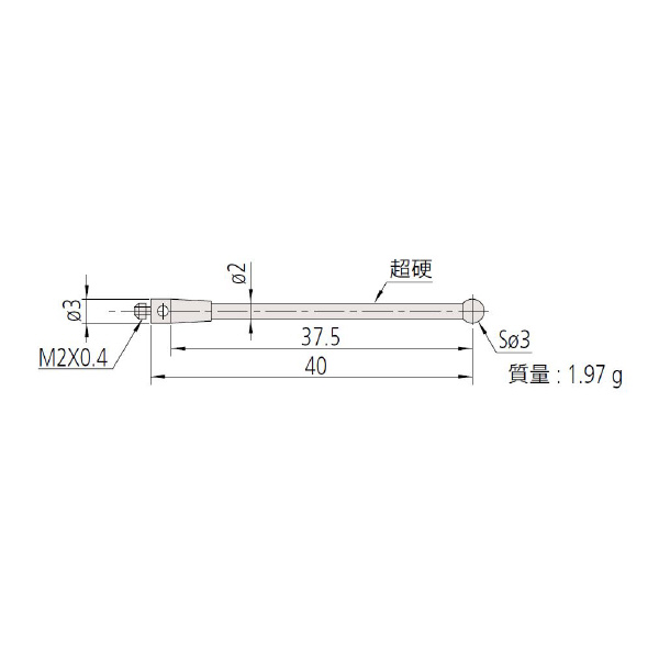 （株）ミツトヨ MS2 06ABN ＭＳ２－３Ｒ３７．５ 06ABN772