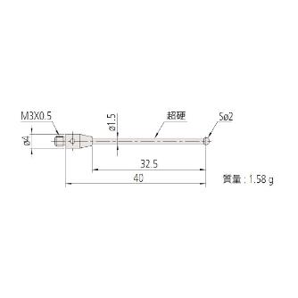 （株）ミツトヨ MS3 06ABN ＭＳ３－２Ｒ３２．５ 06ABN822