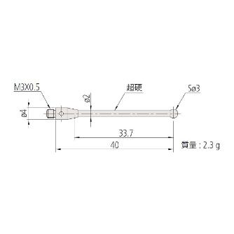 （株）ミツトヨ MS3 06ABN ＭＳ３－３Ｒ３３．７ 06ABN825