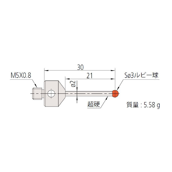 （株）ミツトヨ MS5 06ABS ＭＳ５－３Ｒ２１ 06ABS929