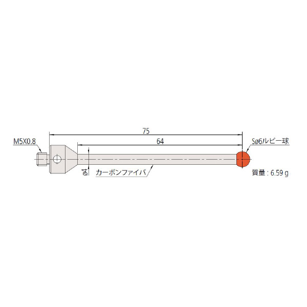 （株）ミツトヨ MS5 06ABS ＭＳ５－６Ｒ６４Ｇ 06ABS945