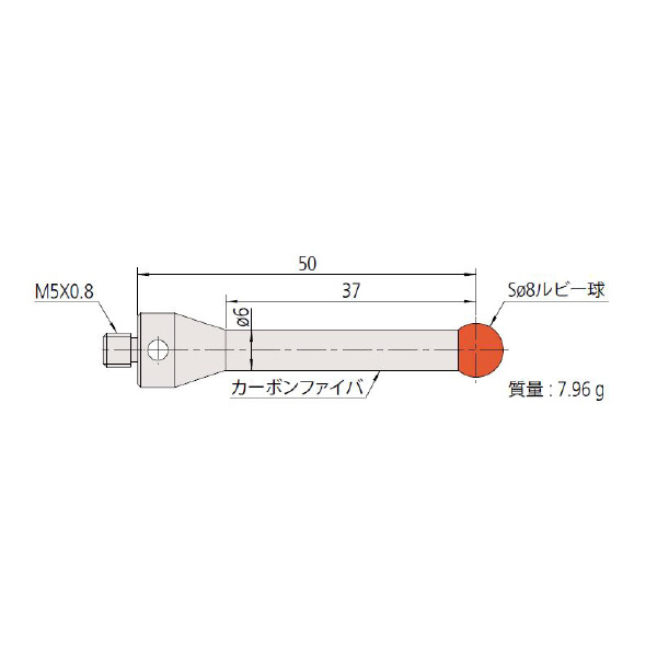 （株）ミツトヨ MS5 06ABS ＭＳ５－８Ｒ３７Ｇ 06ABS947