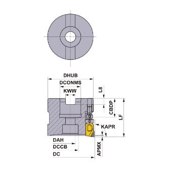 三菱マテリアル（株） カッタ 正面削り用(アーバタイプ) FMAX カッタ　正面削り用（アーバタイプ） FMAX-063A04R