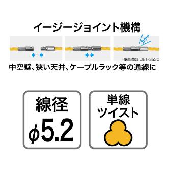 ジェフコム（株） マルチジョイント呼線(3本入) JE1 マルチジョイント呼線（３本入） JE1-5230