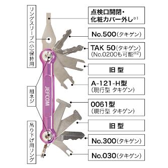 ジェフコム（株） 盤用マルチキー BMK 盤用マルチキー BMK-9